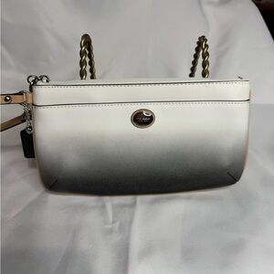Coach wristlet, large ombré NWOT